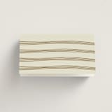 "All Tied Up" - Place Cards in Champagne by Chris Griffith - Folded Back of Card