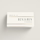 "Documentary" - Place Cards in Lily by Heather Schertzer - Folded with Free Guest Printing