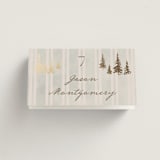 "Mountain Love" - Place Cards in Dew by Petra Kern - Folded with Free Guest Printing