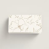 "Here With You" - Place Cards in Classic Bride by Design Lotus - Folded Back of Card