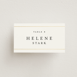 "Style and grace" - Place Cards in Pristine by Stacey Meacham - Front