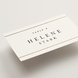 "Style and grace" - Place Cards in Pristine by Stacey Meacham - Detail