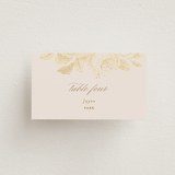 "Idyllic" - Place Cards in Petal by Design Lotus - Front with Free Guest Printing