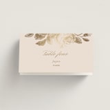 "Idyllic" - Place Cards in Petal by Design Lotus - Folded with Free Guest Printing