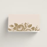 "Idyllic" - Place Cards in Petal by Design Lotus - Folded Back of Card