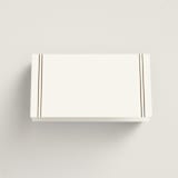"Scripted Striped" - Place Cards in Silk by Carolyn MacLaren - Blank front