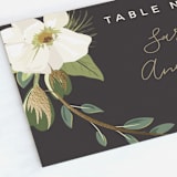 "Garden Blooms" - Place Cards in Ivory by Susan Moyal - Detail