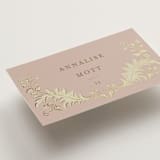 "French Train" - Place Cards in Rose by Ani Somi - Detail