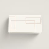 "Modern Serene" - Place Cards in Blush by Hannah Williams - Folded Back of Card