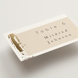 "Modern Serene" - Place Cards in Blush by Hannah Williams - Detail