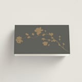 "raffiné" - Place Cards in Obsidian by Benita Crandall - Folded Back of Card