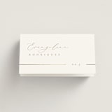 "London" - Place Cards in Brass by Kelly Schmidt - Folded with Free Guest Printing