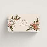 "Delicate" - Place Cards in Terracotta by Susan Moyal - Folded with Free Guest Printing