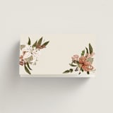 "Delicate" - Place Cards in Terracotta by Susan Moyal - Blank front