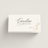 "Vining" - Place Cards in Chantilly by Jessica Williams - Folded with Free Guest Printing