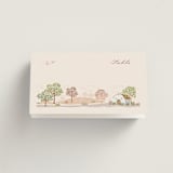 "Countryside" - Place Cards in Rose Quartz by Paper Sun Studio - Blank front