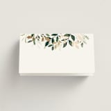 "Garden Serenity" - Place Cards in Greenery by Itsy Belle Studio - Blank front