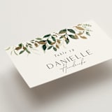 "Garden Serenity" - Place Cards in Greenery by Itsy Belle Studio - Detail