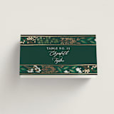 "Illuminated Storybook" - Place Cards in Evergreen by Alethea and Ruth - Folded with Free Guest Printing
