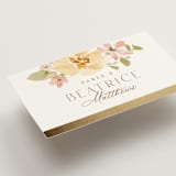 "Jardin" - Place Cards in Carnation by Everett Paper Goods - Detail