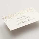 "Effervescent" - Place Cards in Dove by Meggy Masters - Detail
