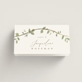 "Canopy" - Place Cards in Ivy by Everett Paper Goods - Folded with Free Guest Printing