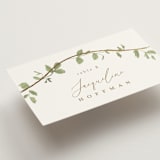 "Canopy" - Place Cards in Ivy by Everett Paper Goods - Detail