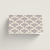 "Deco Nouveau" - Place Cards in Vanilla by Lori Wemple - Folded Back of Card