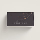"North" - Place Cards in Twilight by Baumbirdy - Folded with Free Guest Printing