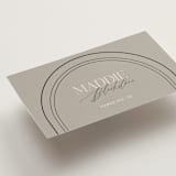 "The Arc" - Place Cards in Truffle by Vera Lim - Detail