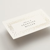 "Flicker" - Place Cards in Sparkle by Pixel and Hank - Detail