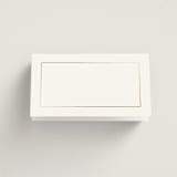 "Unite" - Place Cards in Opal by Leah Bisch - Blank front