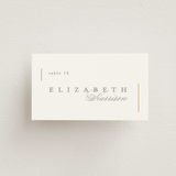 "Ampersand glam" - Place Cards in Powder by Creo Study - Front with Free Guest Printing