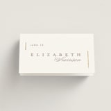"Ampersand glam" - Place Cards in Powder by Creo Study - Folded with Free Guest Printing