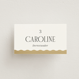 "Inventive" - Place Cards in Pepper by Olivia Raufman - Front with Free Guest Printing