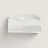 "Brushed Edge" - Place Cards in Silk by Kelly Schmidt - Folded Back of Card
