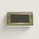"Hillside" - Place Cards in Graphite by Everett Paper Goods - Blank front