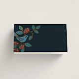 "Wedding birds" - Place Cards in Onyx by Ana de Sousa - Blank front
