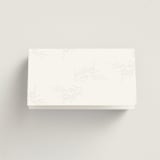 "Polished" - Place Cards in Cotton by Jennifer Postorino - Folded Back of Card