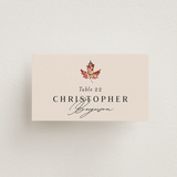 "Autumn Leafs" - Place Cards in Autumn by Itsy Belle Studio - Front with Free Guest Printing