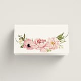 "Timeless Blooms" - Place Cards in Peony by Susan Moyal - Folded Back of Card