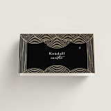 "ionic" - Place Cards in Onyx by Lori Wemple - Folded with Free Guest Printing