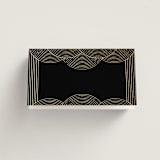 "ionic" - Place Cards in Onyx by Lori Wemple - Blank front