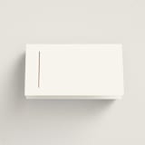 "Understated Elegance" - Place Cards in Cotton by Stacey Meacham - Blank front