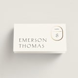 "Postcard" - Place Cards in Snow by Kaydi Bishop - Folded with Free Guest Printing