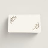 "Rococo" - Place Cards in Pearl by Jenna Holcomb - Blank front