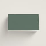 "Nouveau Frame" - Place Cards in Sage by GeekInk Design - Folded Back of Card