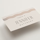 "Newberry" - Place Cards in Bisque by Kristie Kern - Detail