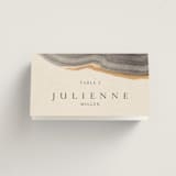 "Agate" - Place Cards in Gem by Sumak Studio - Folded with Free Guest Printing