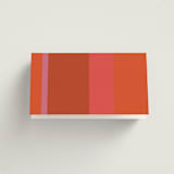 "Patchwork Border" - Place Cards in Fruit Punch by Morgan Kendall - Folded Back of Card